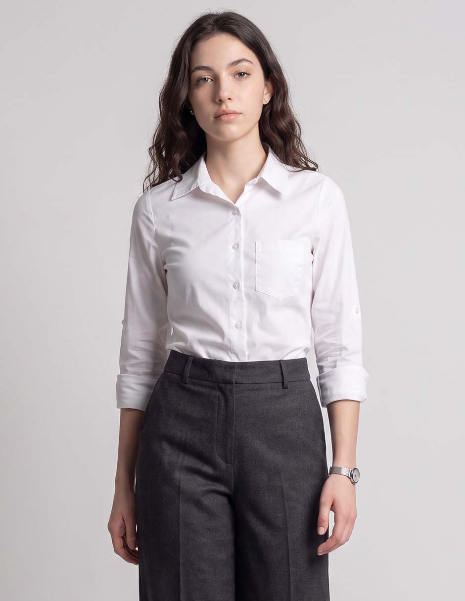Blusa junior manga larga para mujer 1