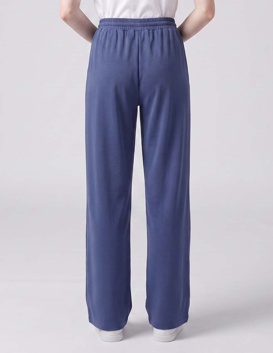 Pants regular con jareta para mujer 2