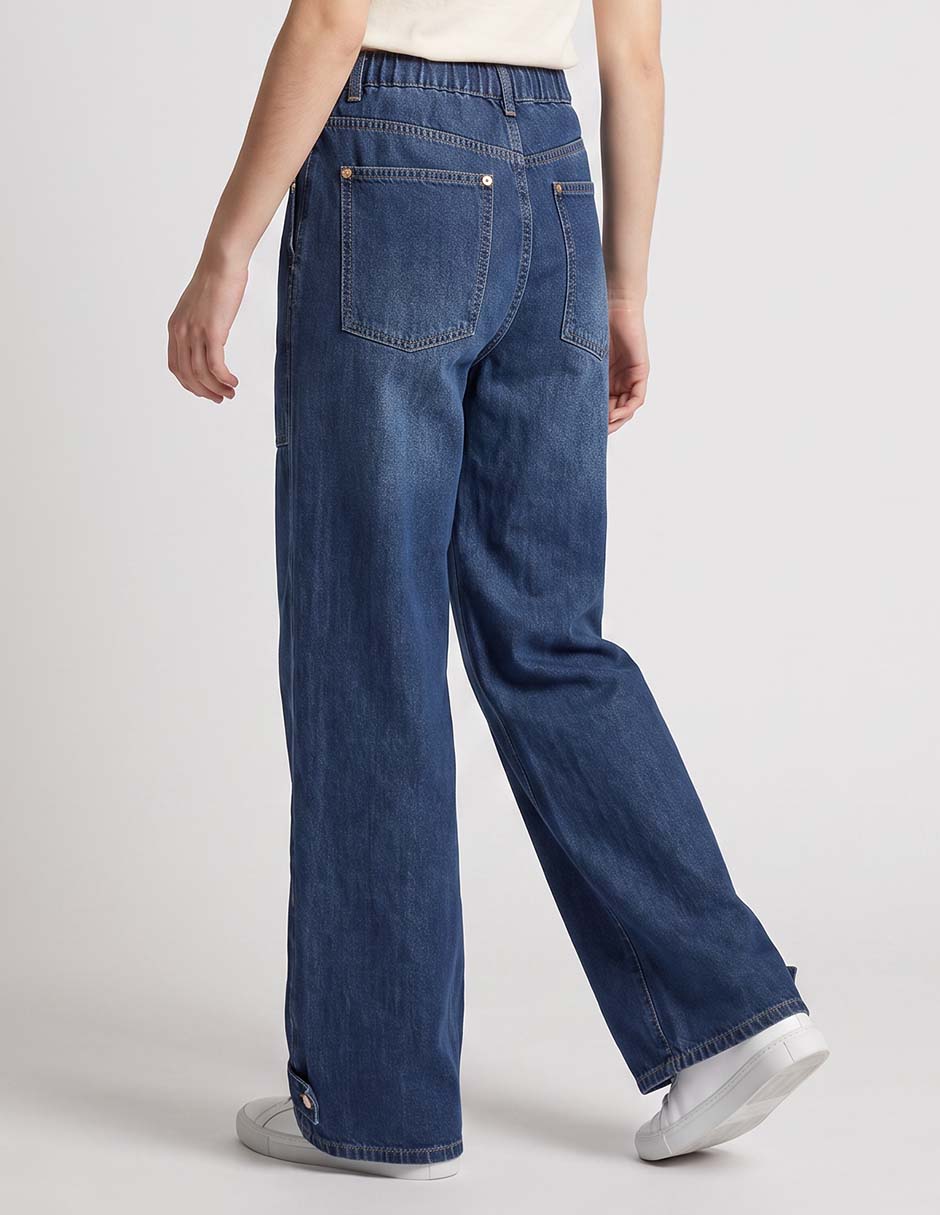 Jeans Straight a la cintura para mujer 2
