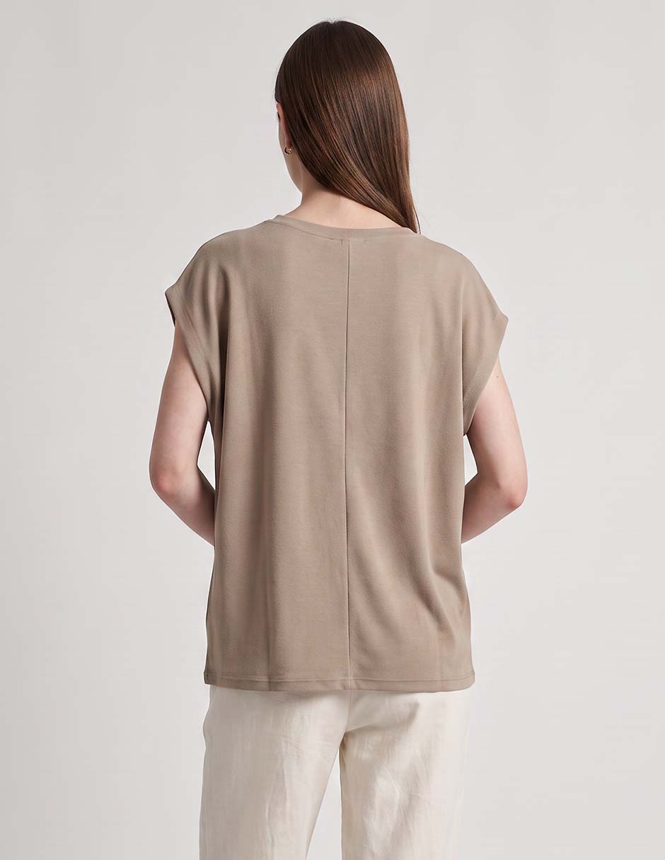 Blusa junior sin manga para mujer 2