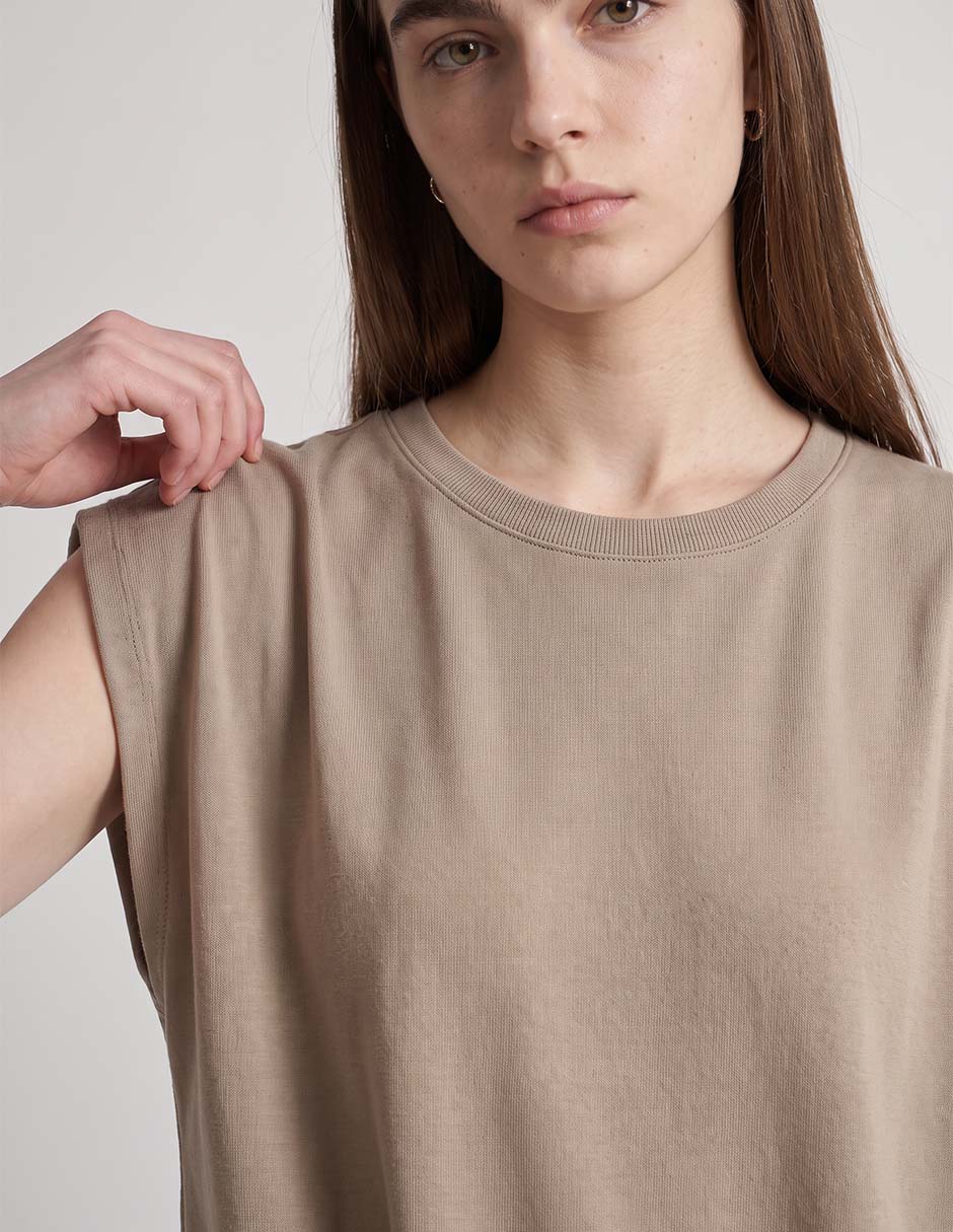 Blusa junior sin manga para mujer 3
