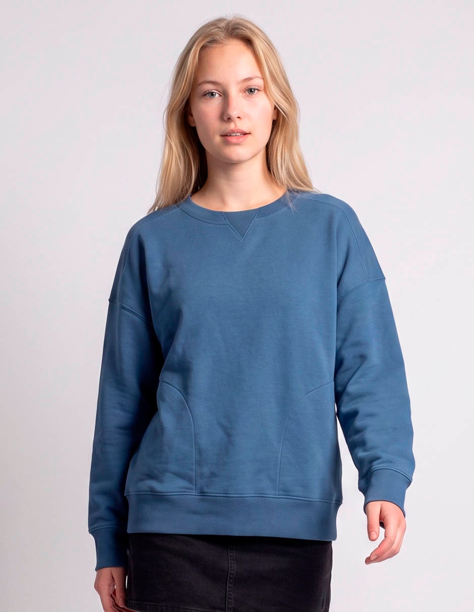Sudadera con bolsillo simulado junior para mujer Sudadera con bolsillo simulado junior para mujer