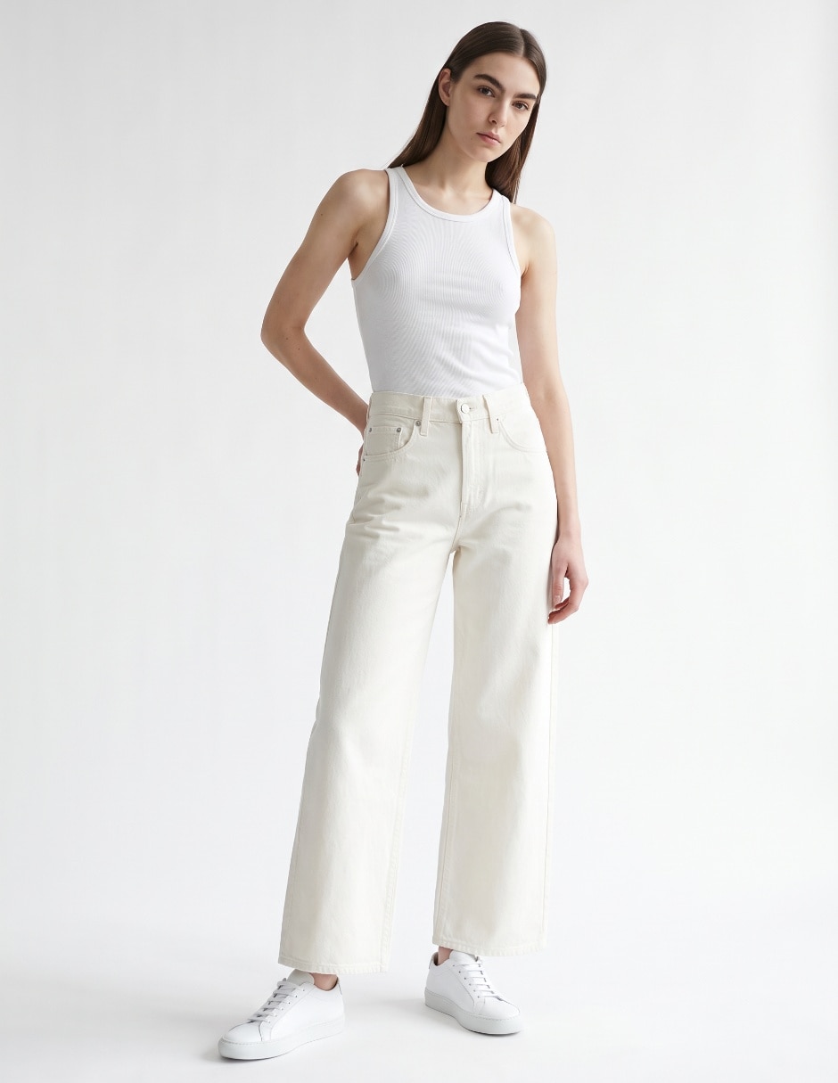 Jeans wide leg para mujer
