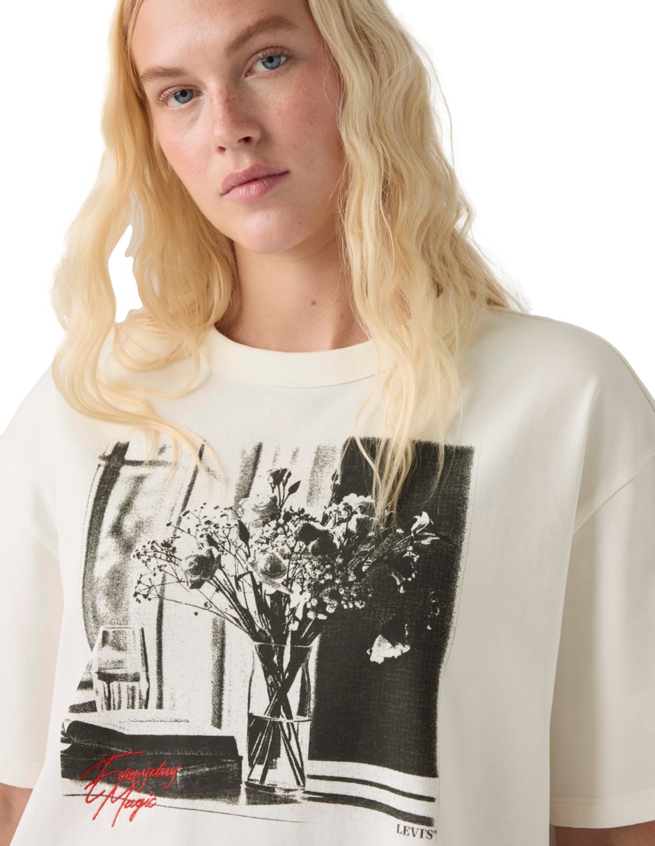 Playera manga Corta SIN COLECCIO O FAMILIA cuello Redondo para mujer 3