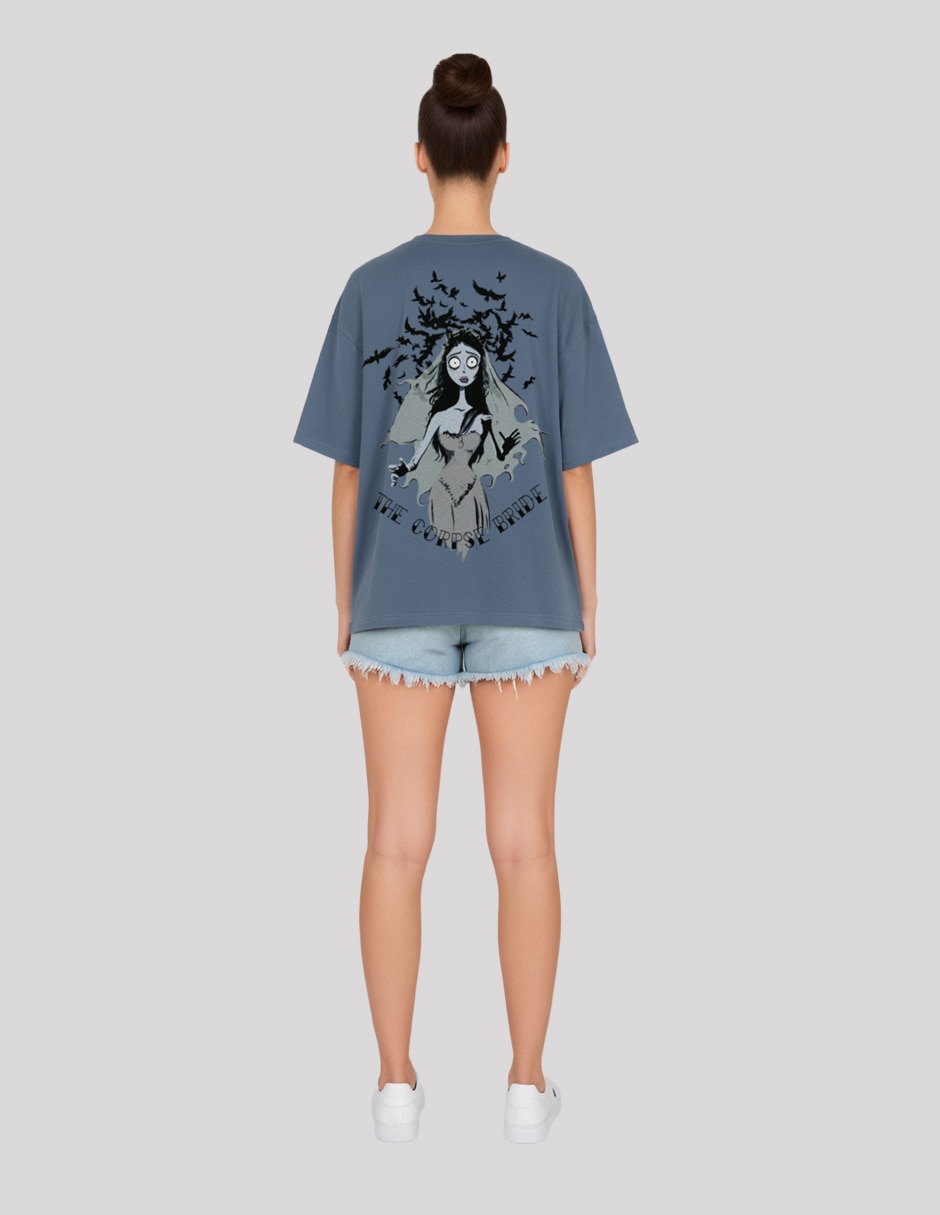 Playera manga corta cuello redondo mujer 3