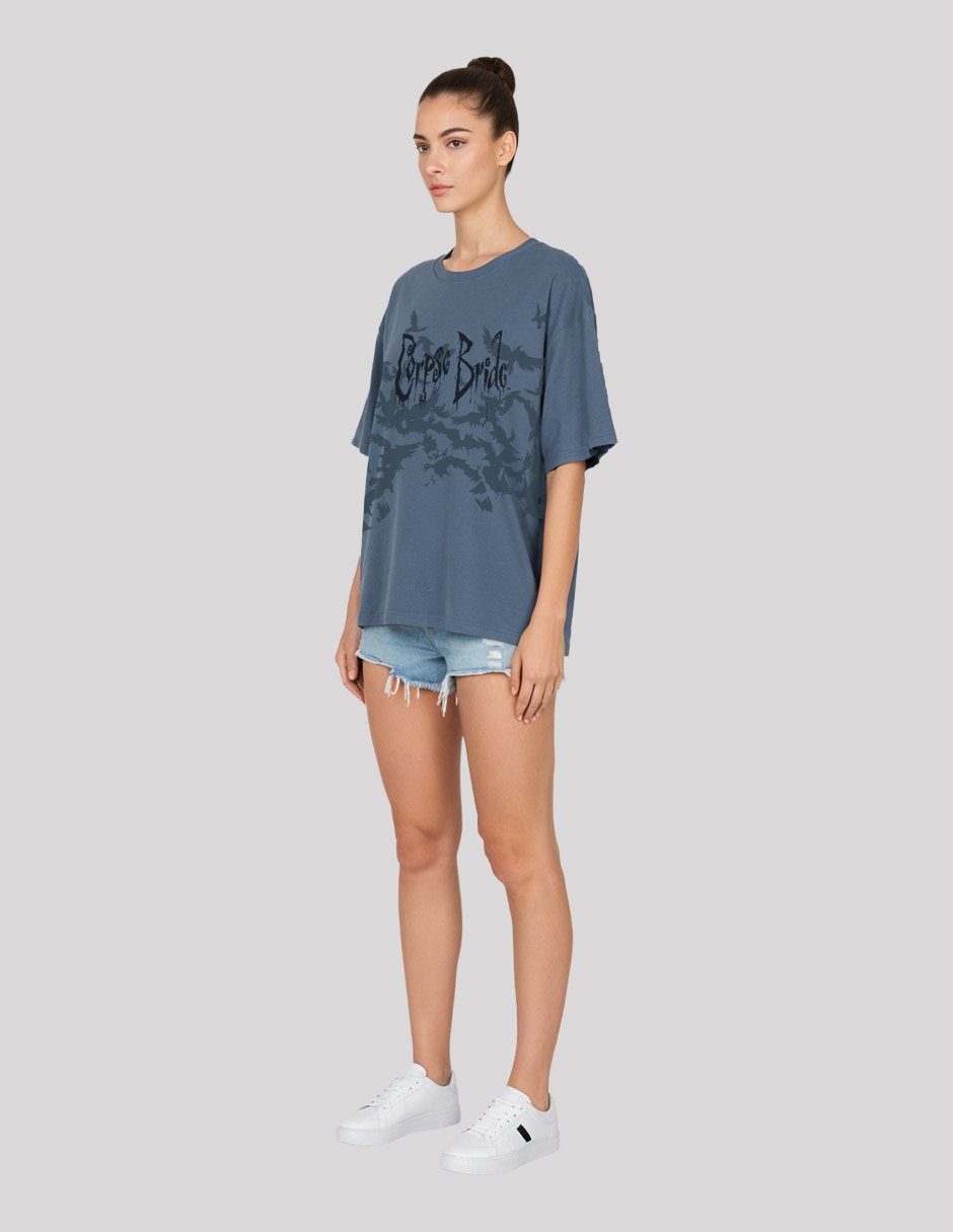 Playera manga corta cuello redondo mujer 2