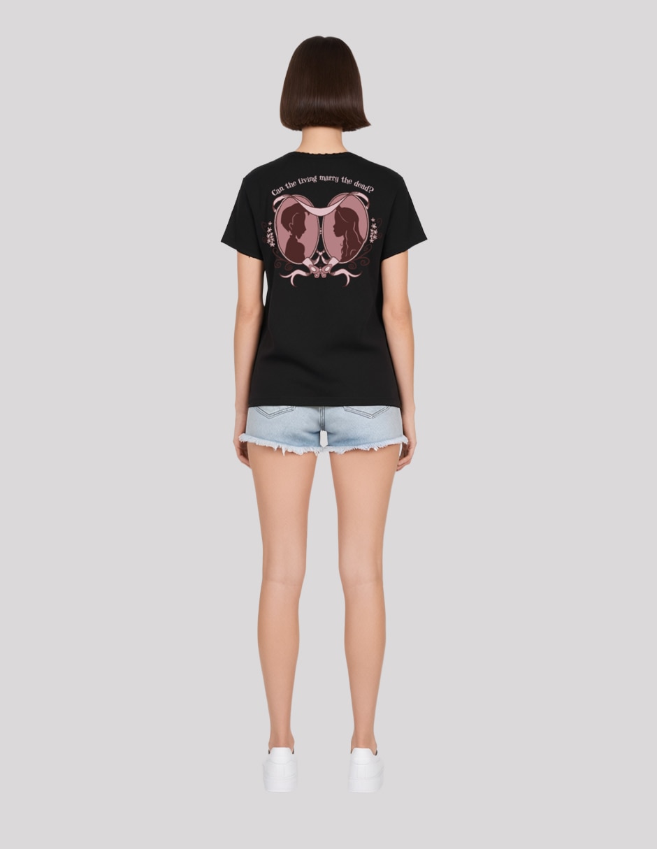 Playera manga corta cuello redondo mujer 3