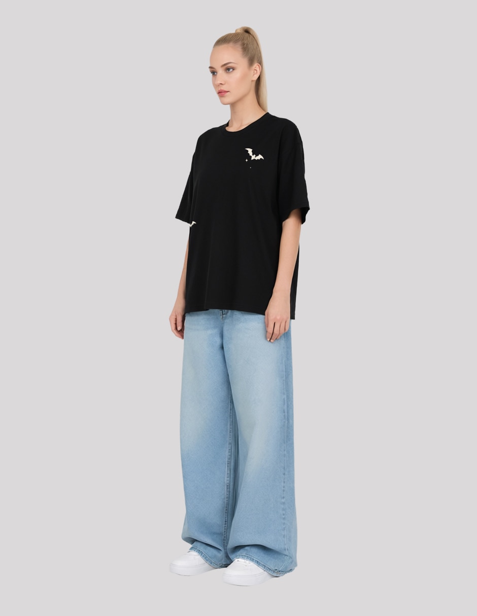 Playera manga corta cuello redondo mujer 2