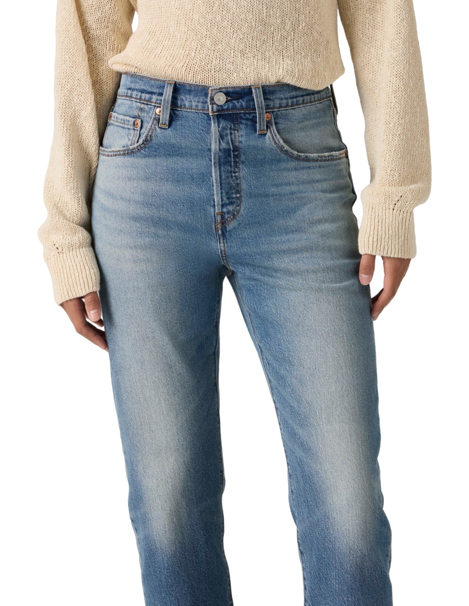 Jeans regular relajado cintura 501 para mujer 4