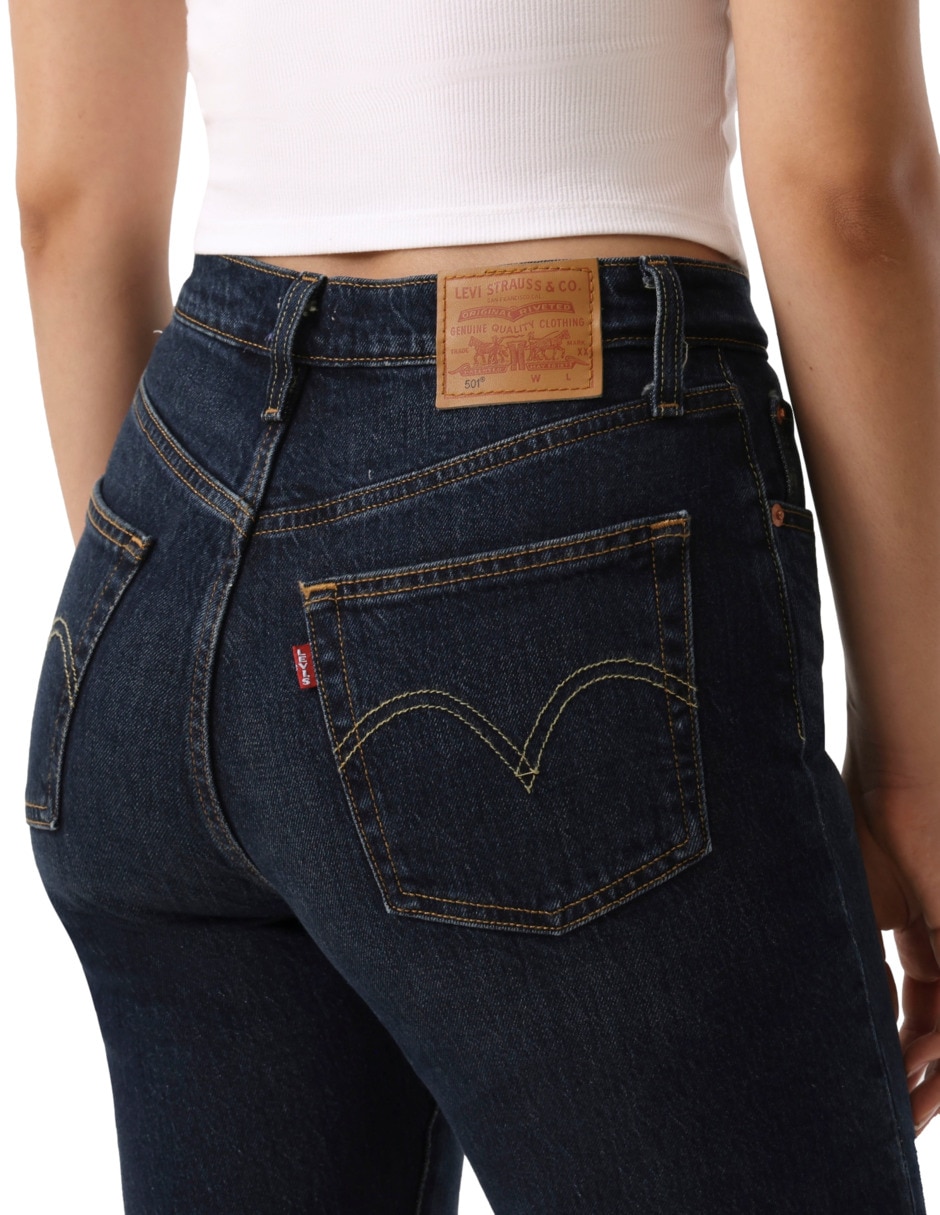 Jeans regular relajado cintura 501 para mujer 4