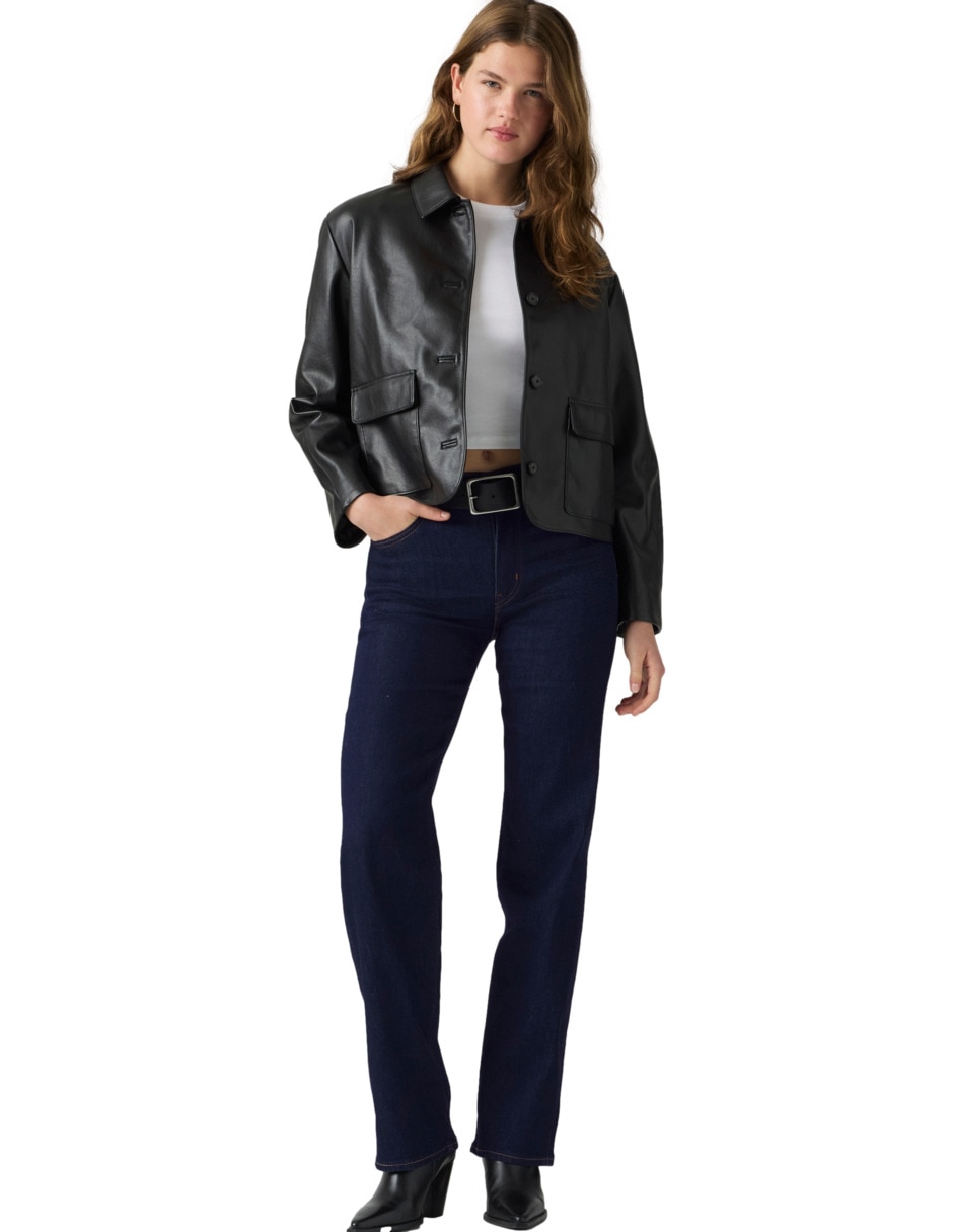 Jeans regular relajado cintura 723 para mujer 4