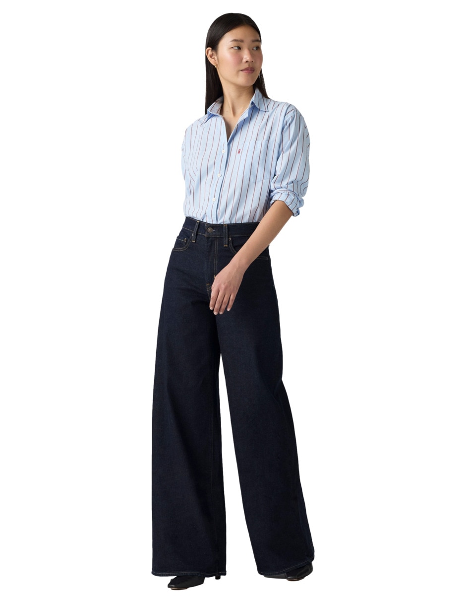 Jeans regular relajado cintura 728 para mujer 4