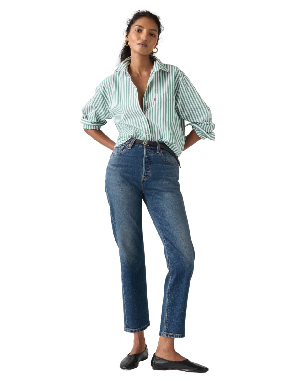 Jeans regular relajado cintura 501 para mujer 4