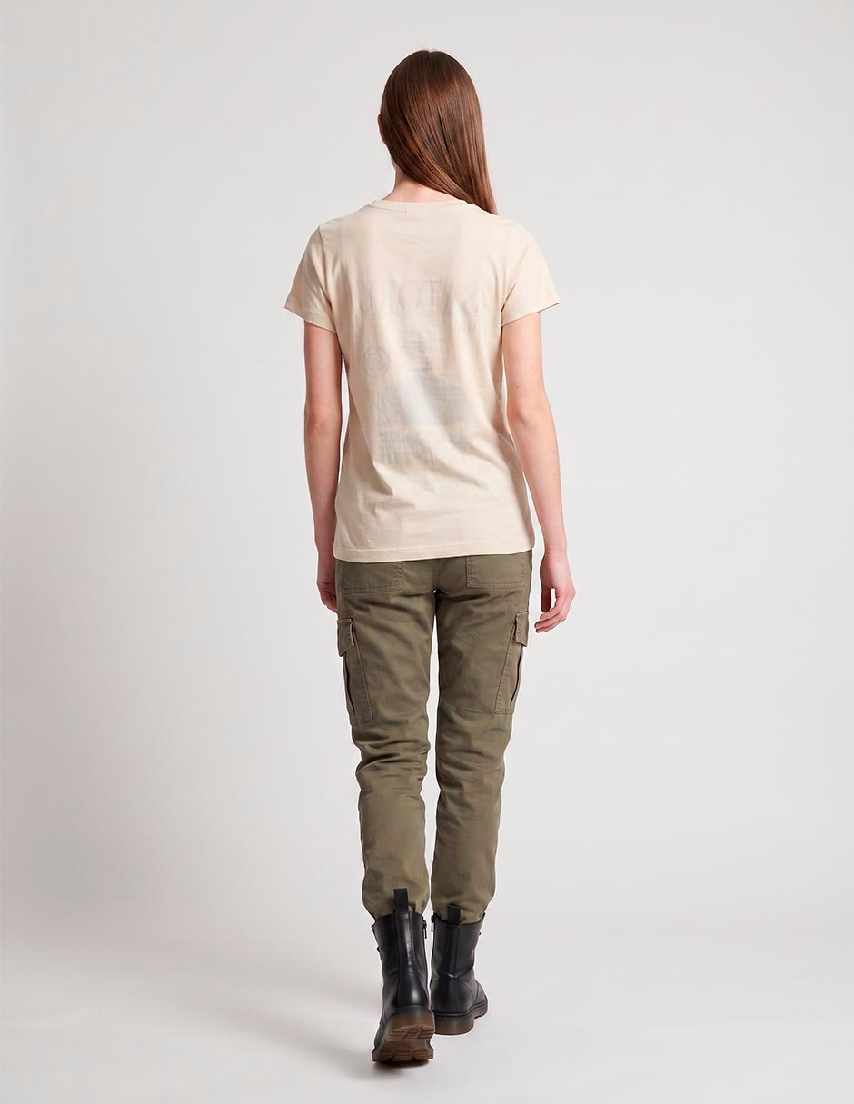 Playera manga corta satoru gojo cuello redondo para mujer 4