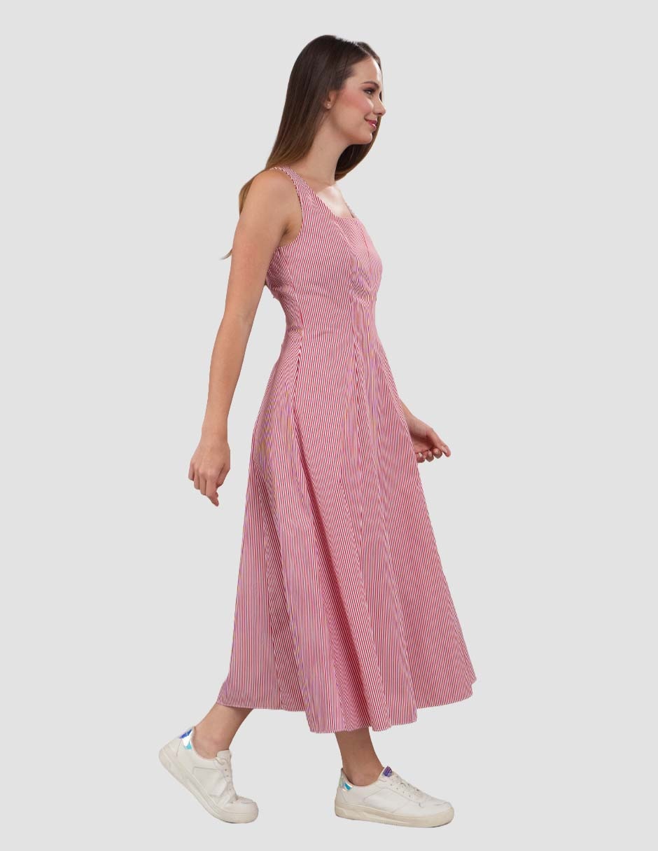 Vestido largo casual para mujer 3