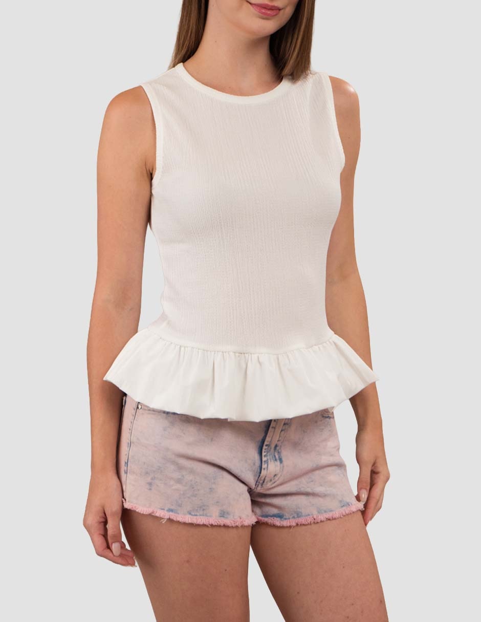 Blusa sin manga para mujer 4