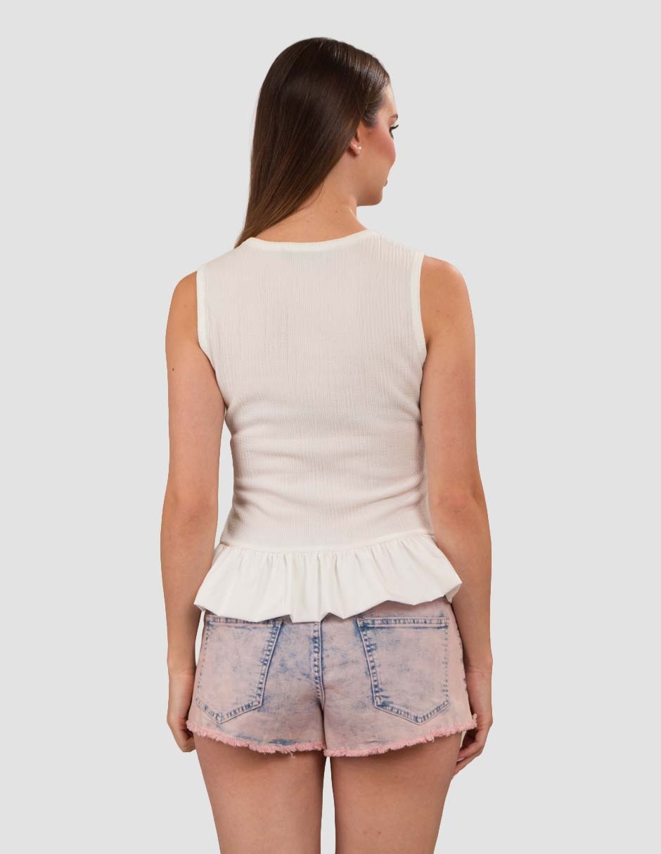 Blusa sin manga para mujer 3