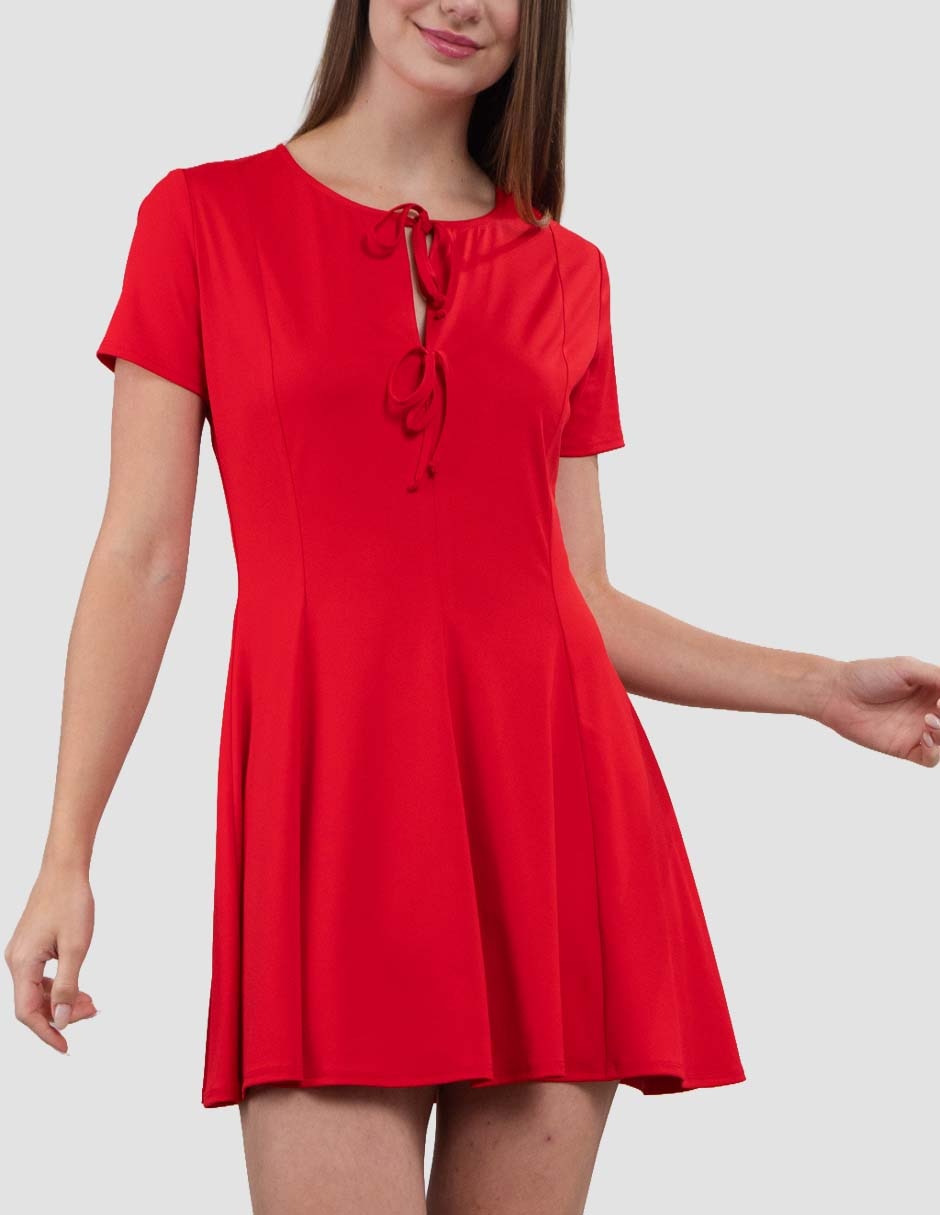 Vestido a la rodilla casual para mujer 4