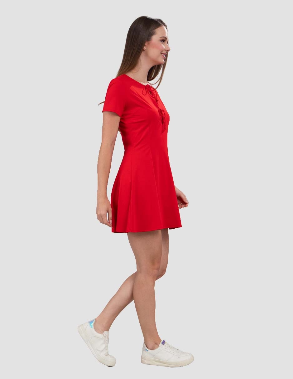 Vestido a la rodilla casual para mujer 2