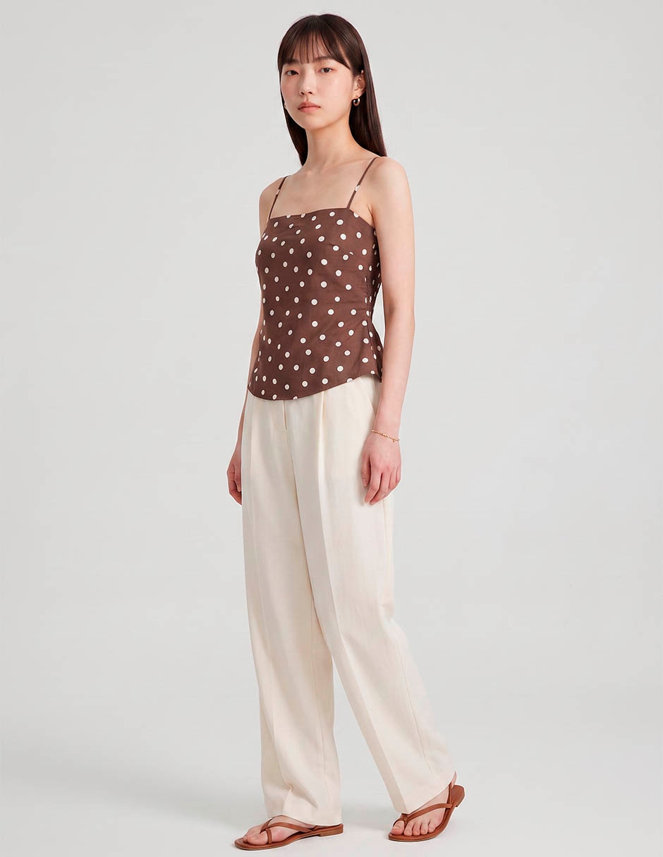 Top escote medio tirante ajustable 3