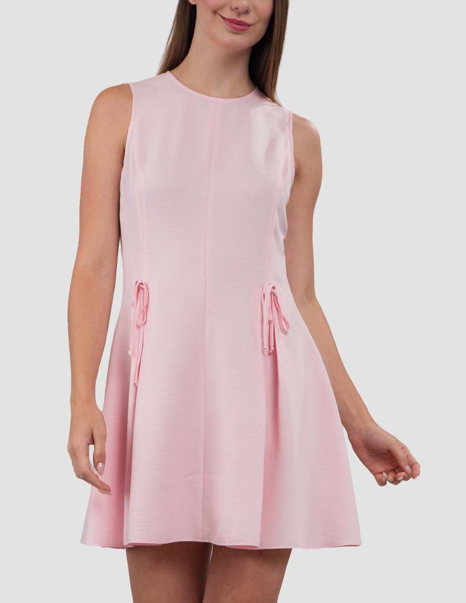 Vestido arriba rodilla casual para mujer 4