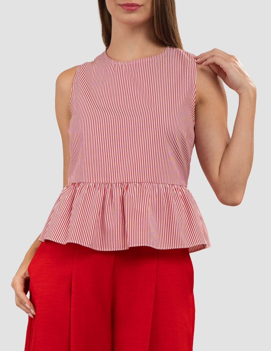 Blusa sin manga para mujer 4
