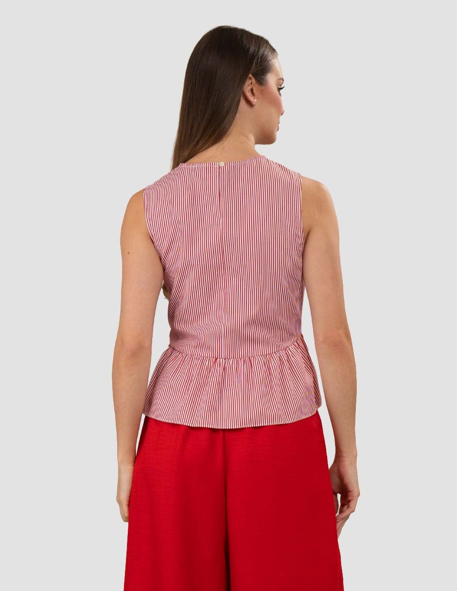 Blusa sin manga para mujer 3