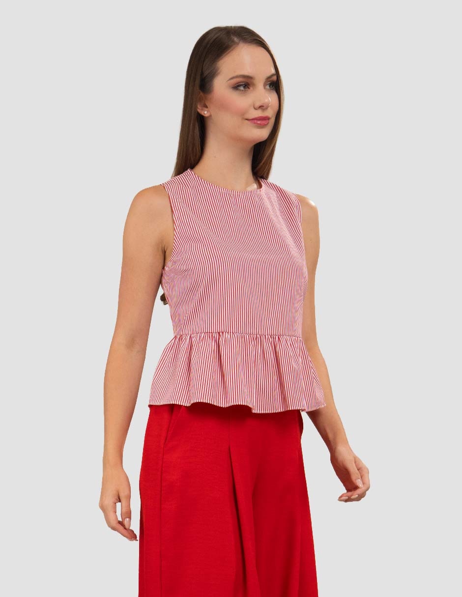 Blusa sin manga para mujer 2