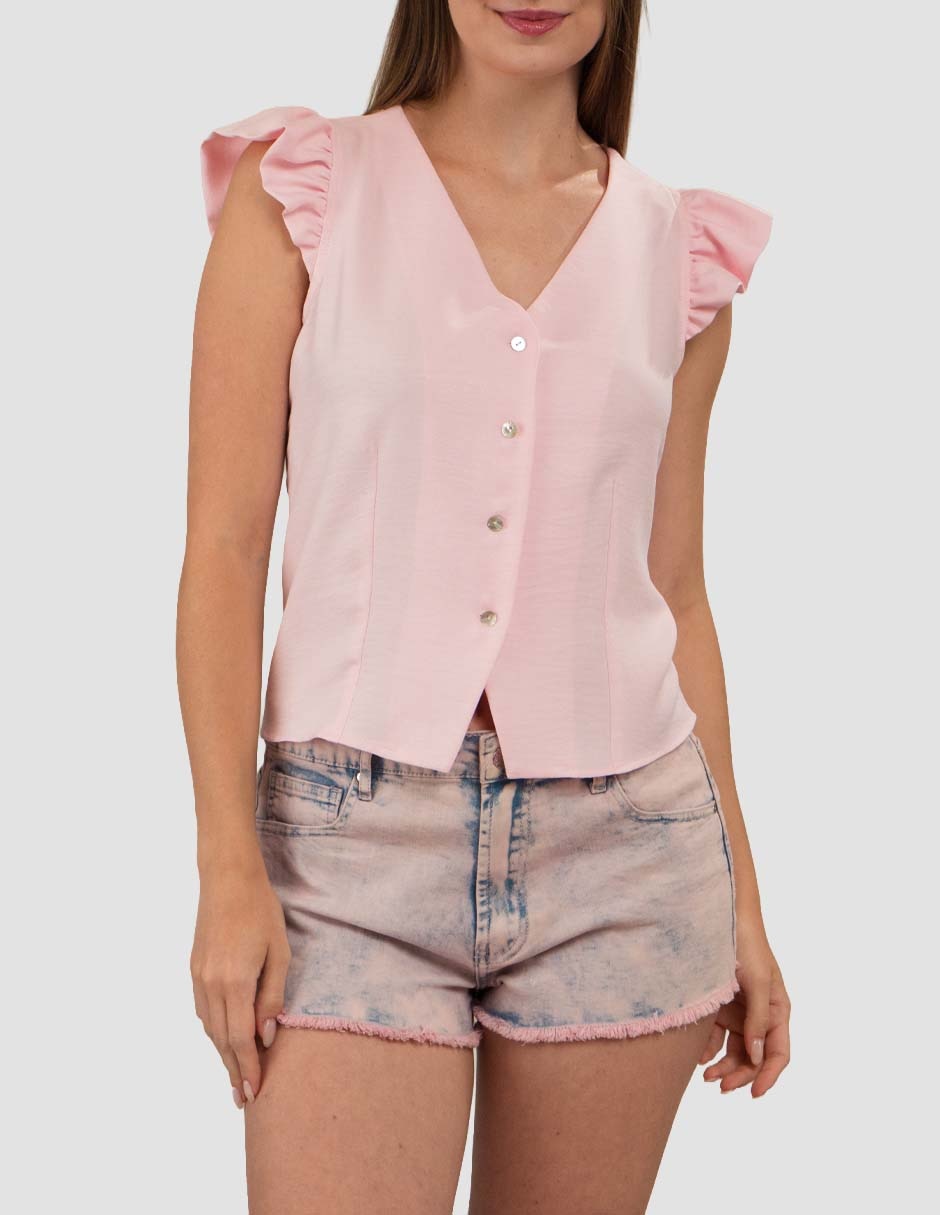 Blusa sin manga para mujer 4