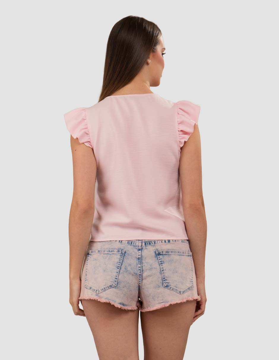 Blusa sin manga para mujer 3