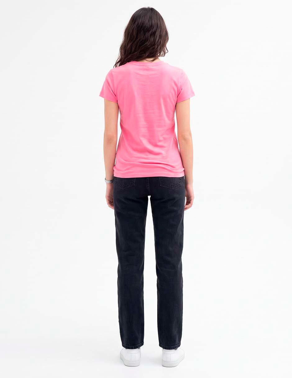 Playera manga corta Pac - Man cuello redondo para mujer 4