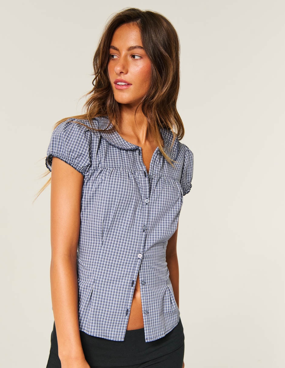 Blusa manga corta para mujer 3