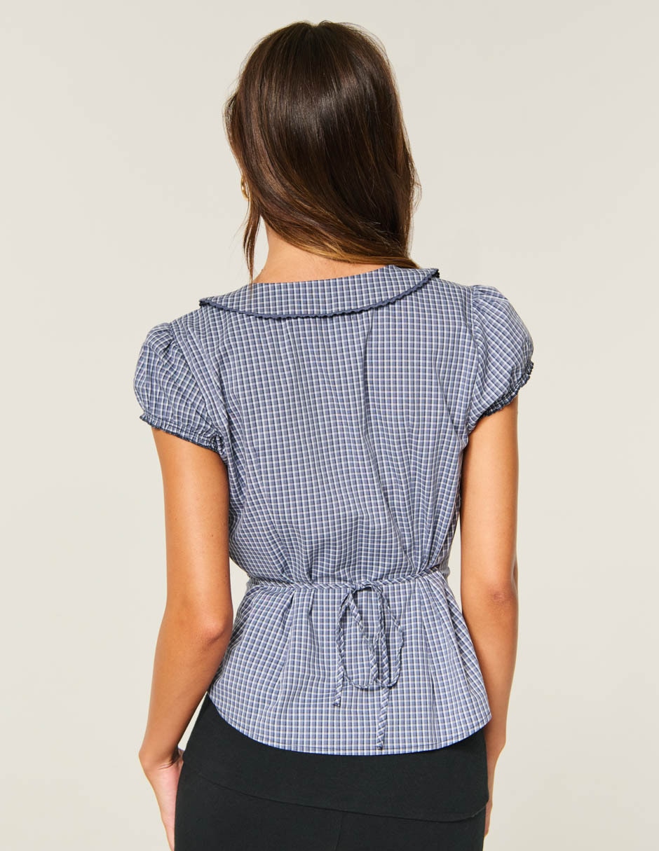 Blusa manga corta para mujer 4