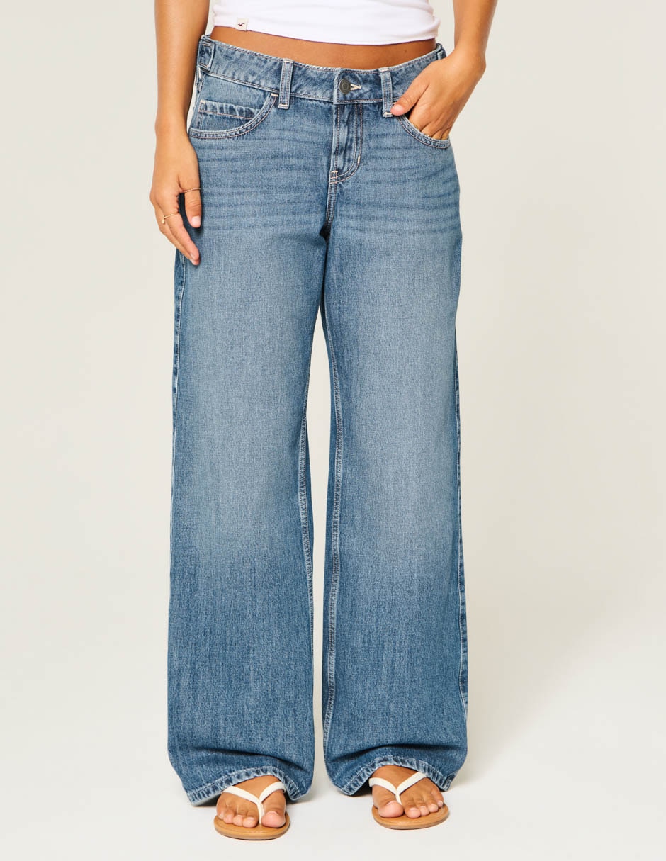 Jeans regular baggy cintura ki355-6683-278 para mujer 3