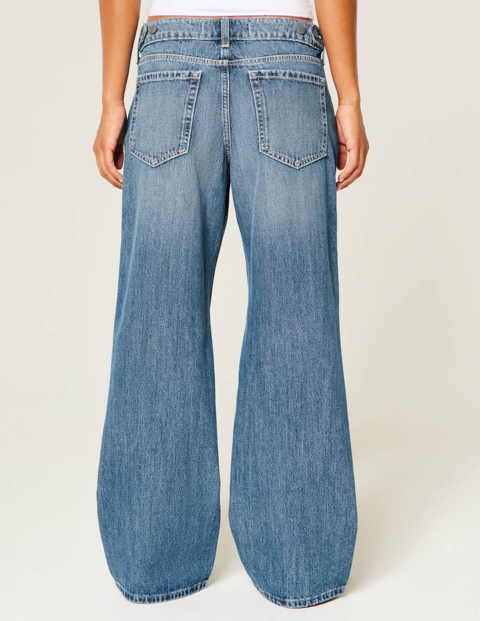 Jeans regular baggy cintura ki355-6683-278 para mujer 4