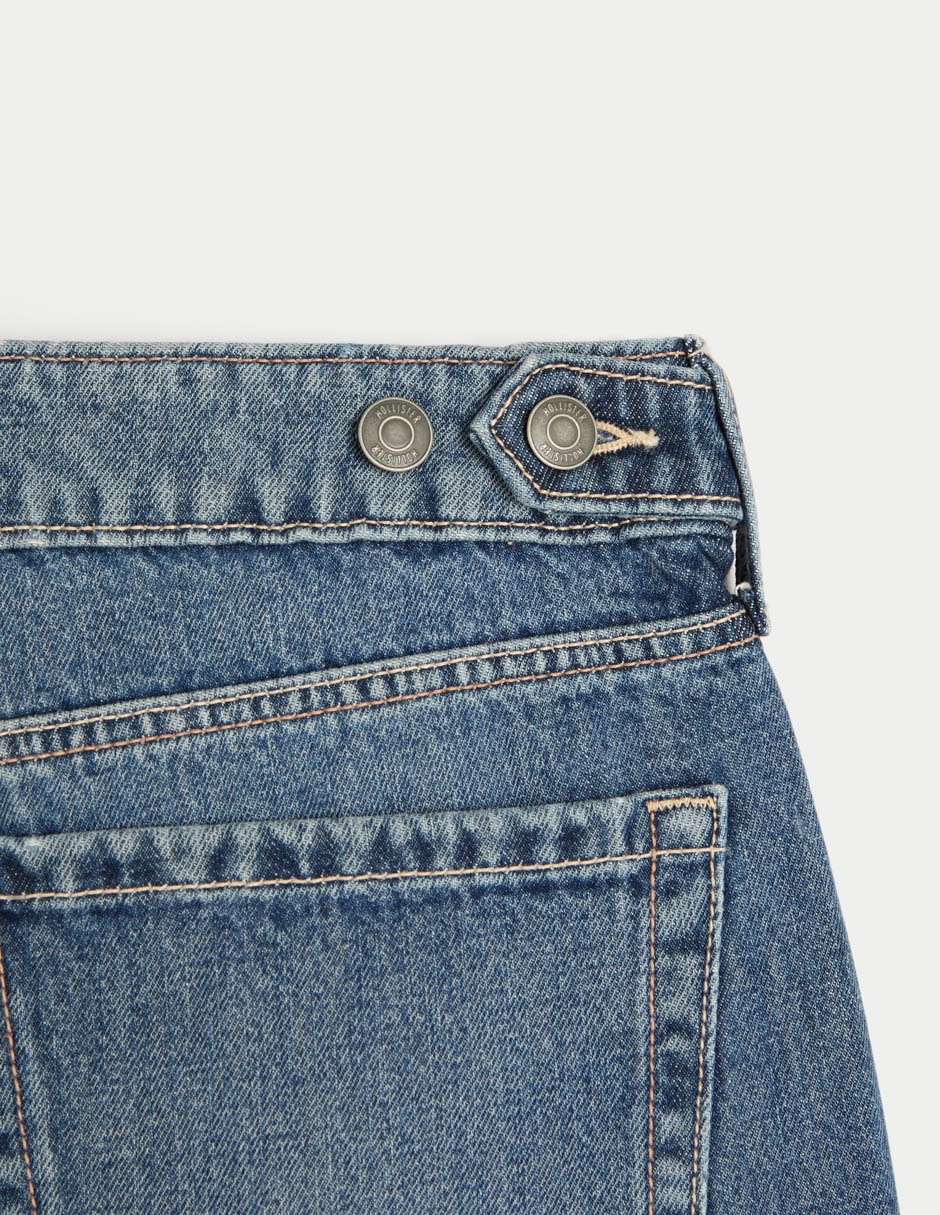 Jeans regular baggy cintura ki355-6683-278 para mujer 5
