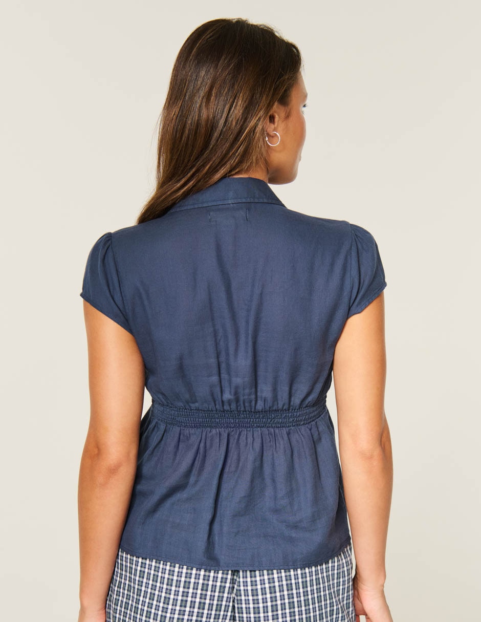 Blusa manga corta para mujer 4
