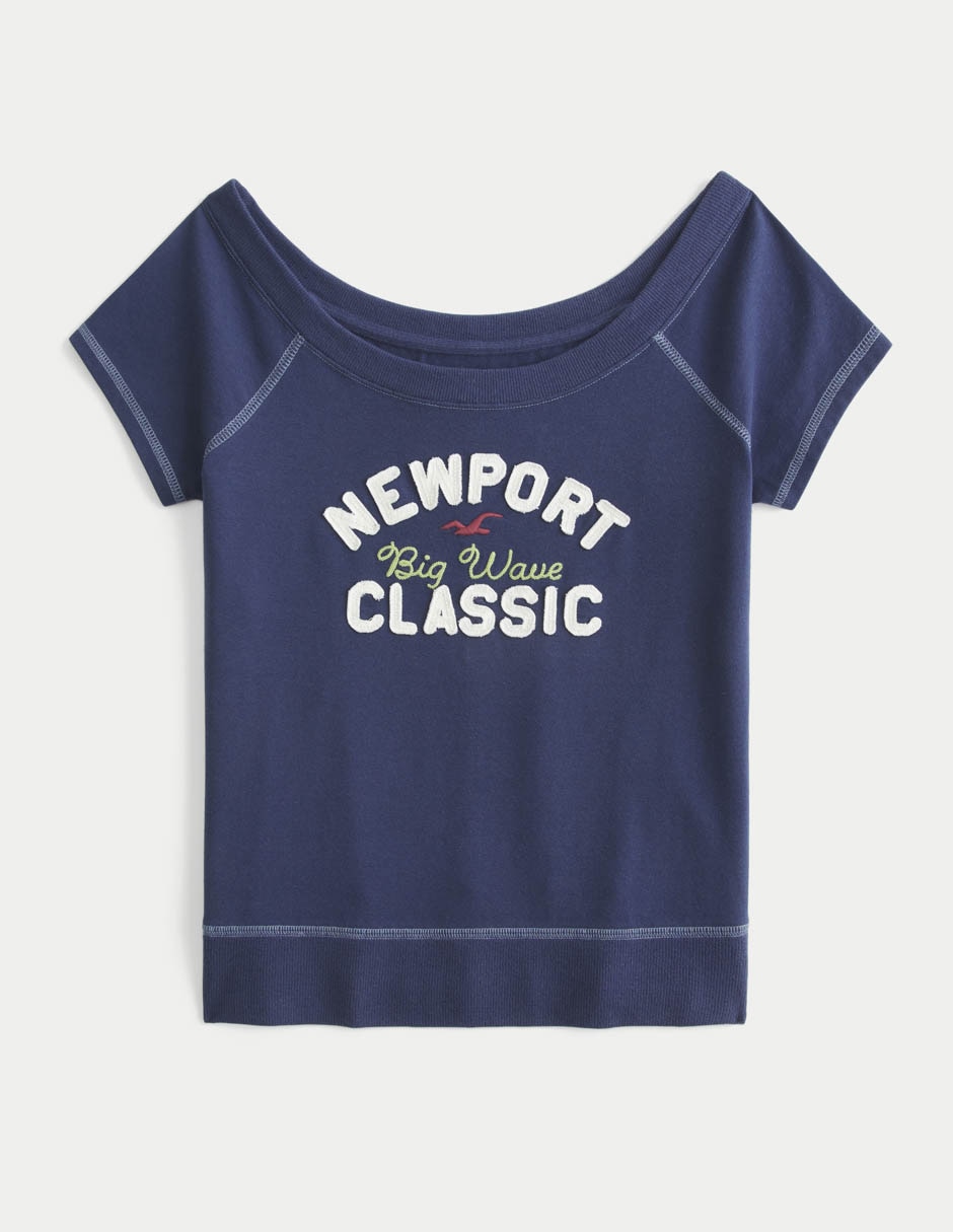 Playera manga corta cuello redondo para mujer Playera manga corta cuello redondo para mujer