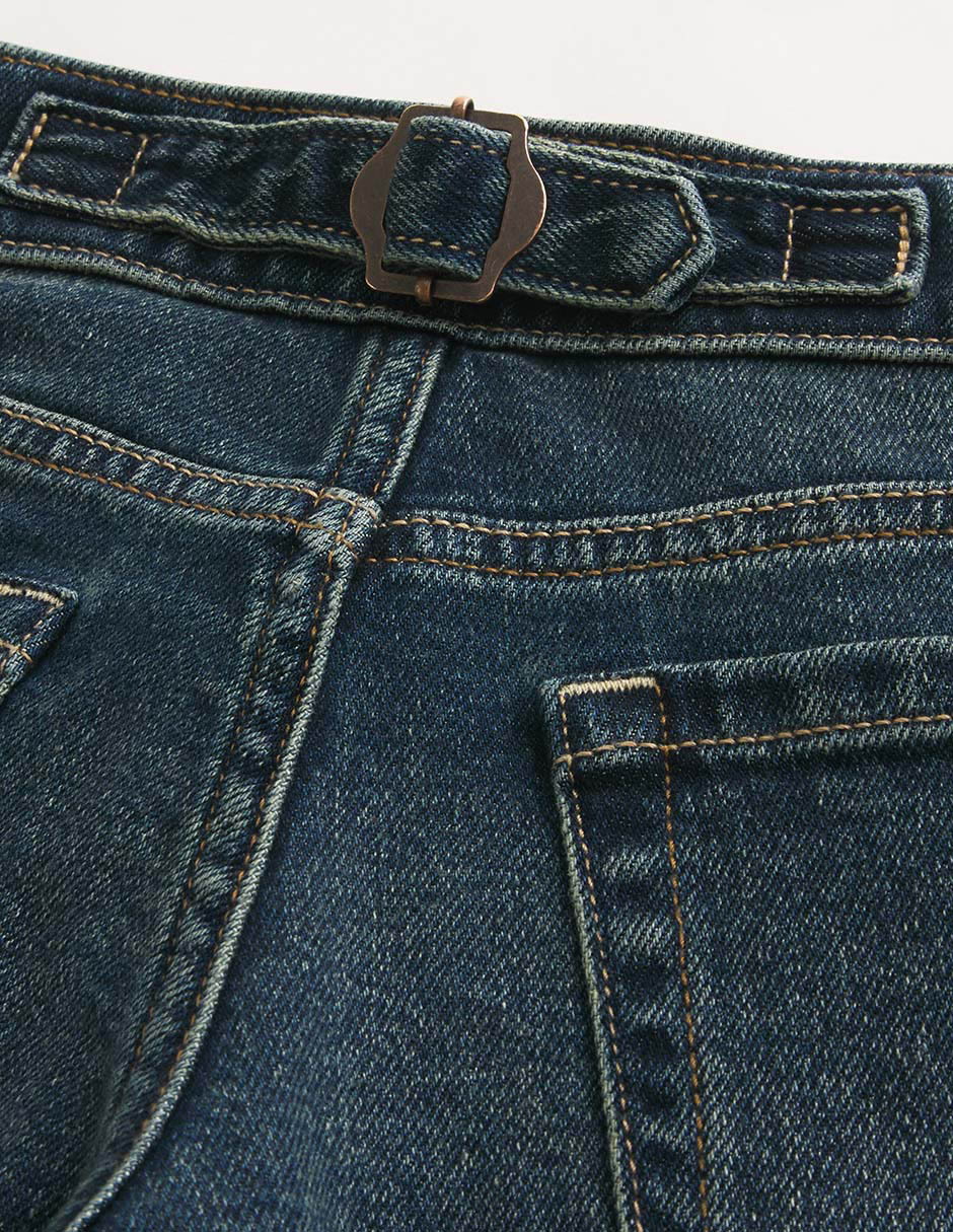 Jeans regular baggy para mujer 2