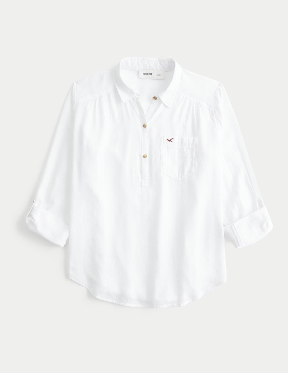 Blusa manga larga para mujer