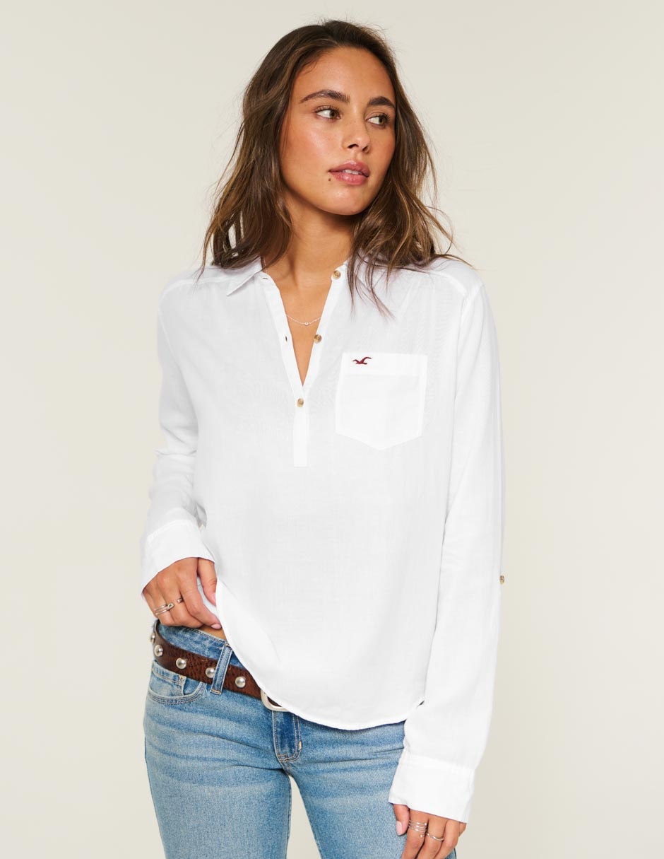 Blusa manga larga para mujer 6