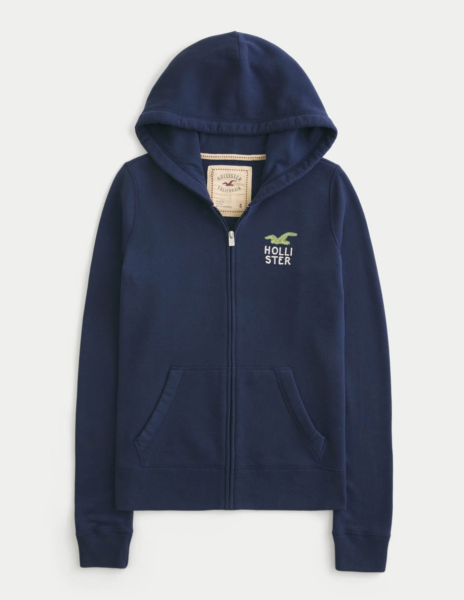 Sudadera con capucha y bolsa para mujer