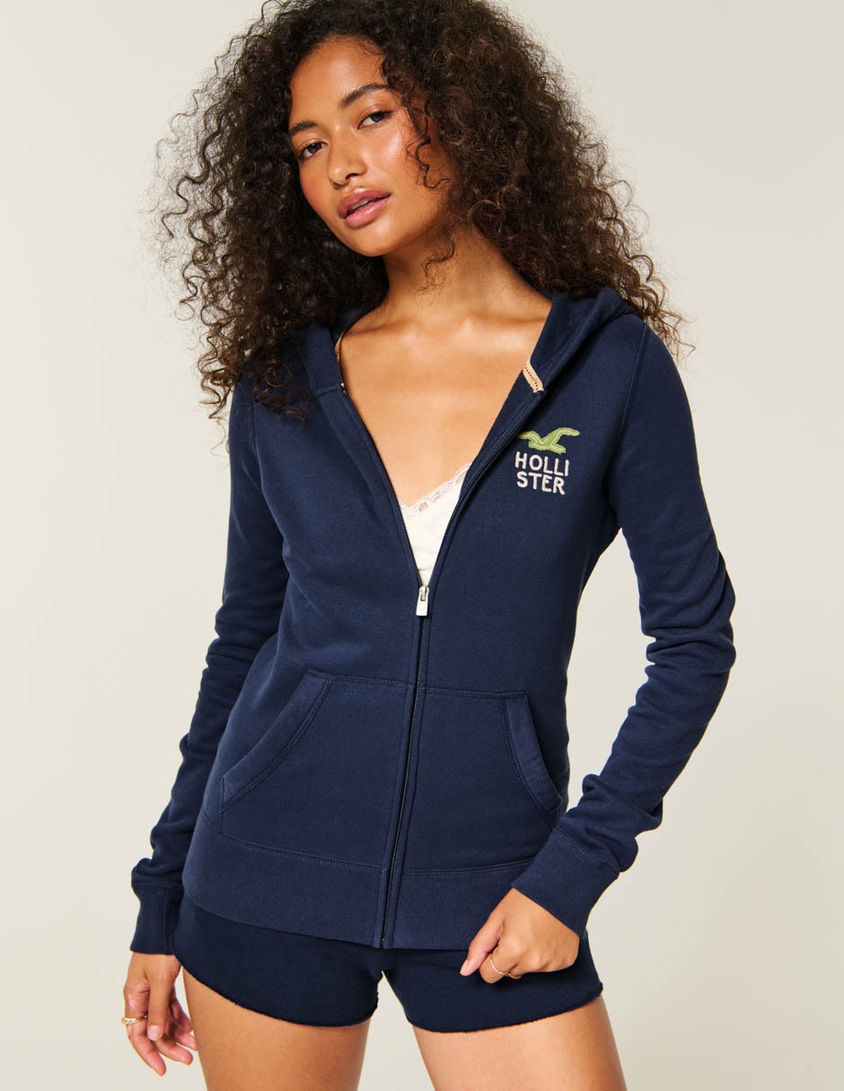 Sudadera con capucha y bolsa para mujer 2