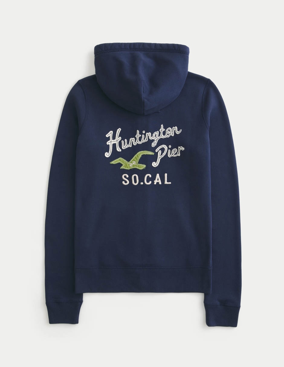 Sudadera con capucha y bolsa para mujer 3