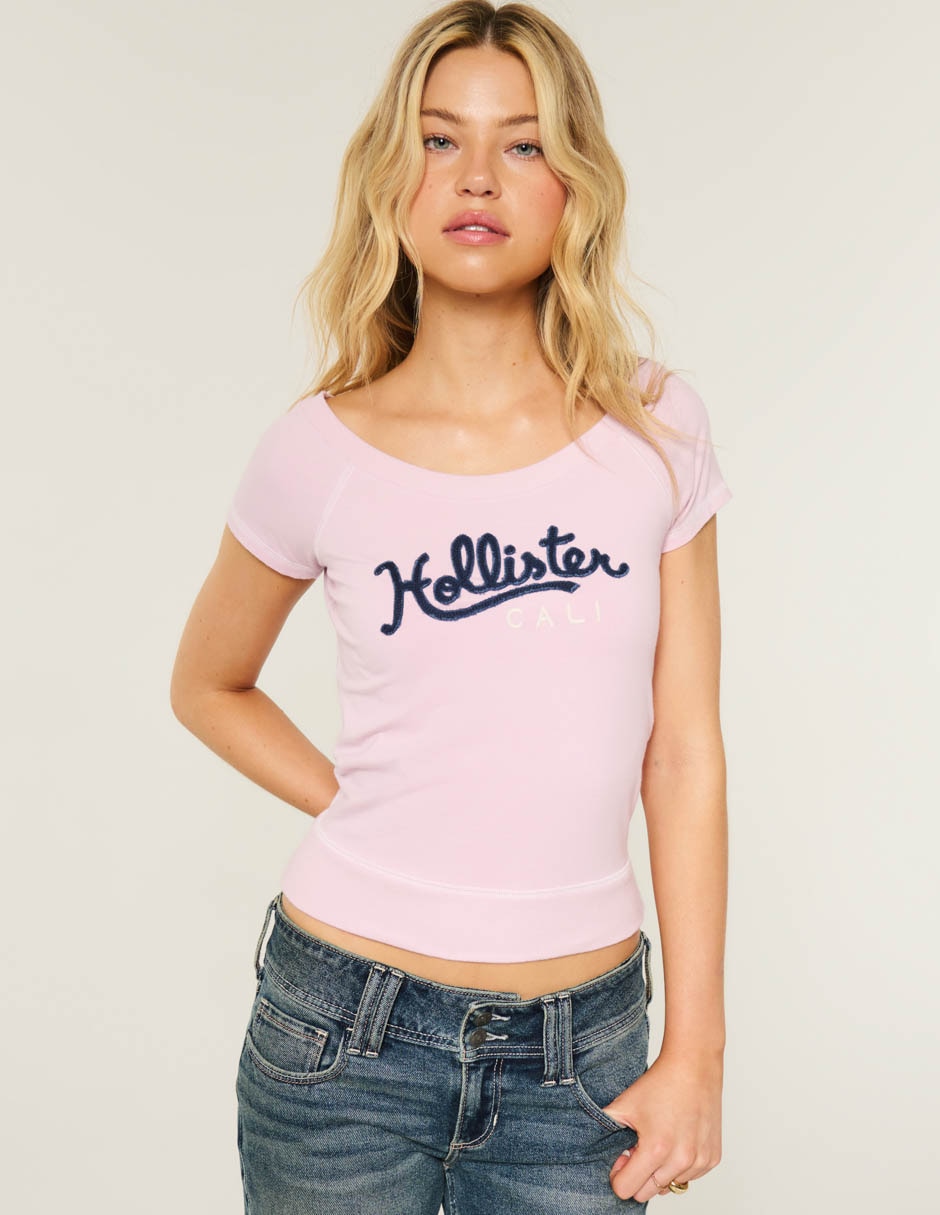 Playera manga corta cuello redondo para mujer 2