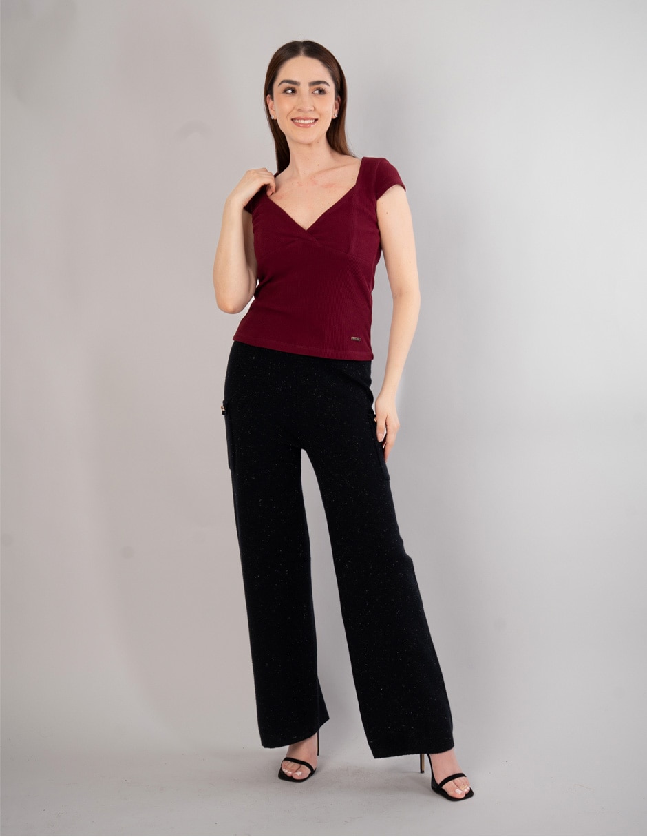 Blusa manga corta para mujer 2