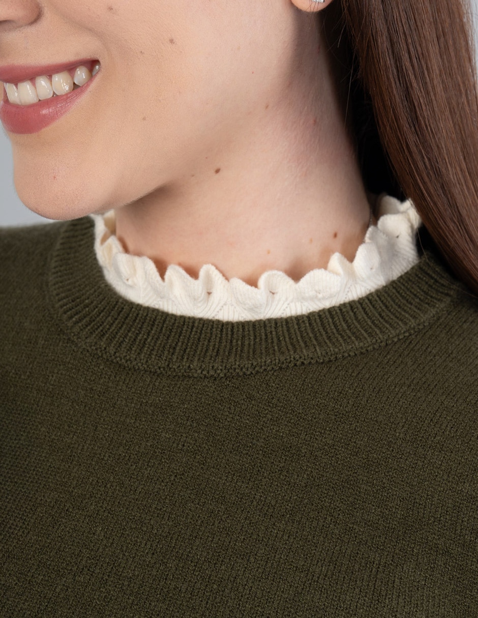Suéter cuello alto para mujer 3