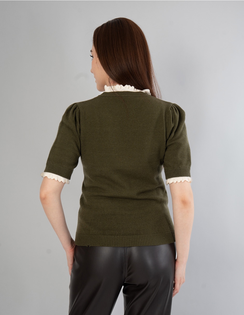 Suéter cuello alto para mujer 6