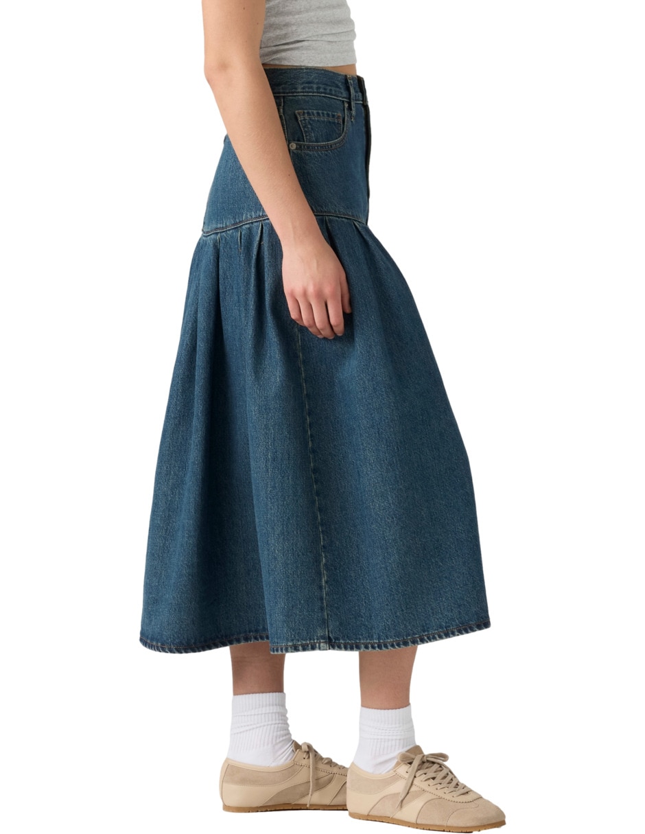 Falda/Falda short/Falda pantalón Corto de Algodón a la (si aplica) Cintura 2