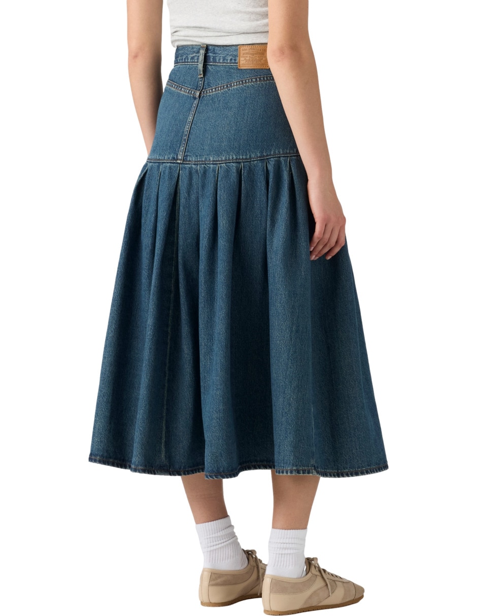 Falda/Falda short/Falda pantalón Corto de Algodón a la (si aplica) Cintura 3